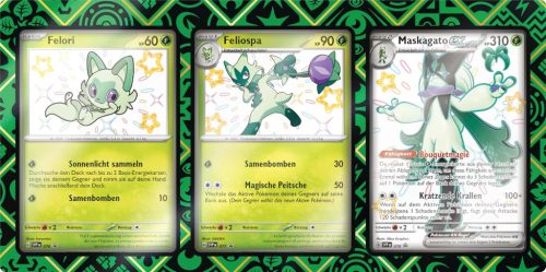 Pokémon kártyajáték Karmesin & Purpur –Paldea's Fates: Prémium gyűjtemény Maskagato-ex
