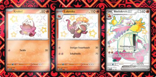 Pokémon kártyajáték Karmesin & Purpur –Paldea's Fates: Prémium gyűjtemény Skelokrok-ex