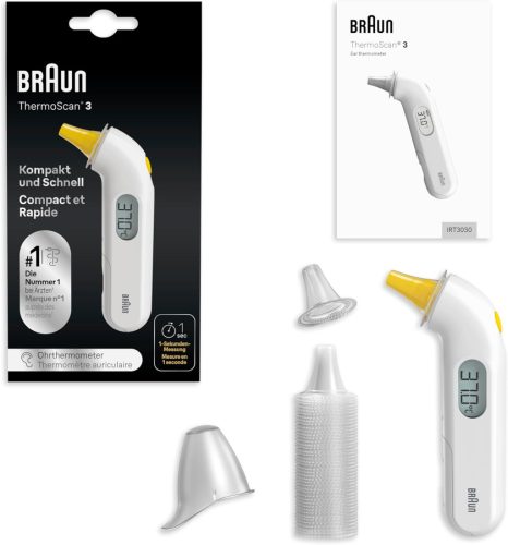 Braun ThermoScan 3 infravörös fülhőmérő IRT3030
