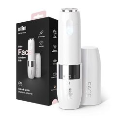   Braun Face Mini arcszőrtelenítő, elektromos arcszőrtelenítő nőknek, kis méretű borotva gyors és kíméletes szőrtelenítéshez
