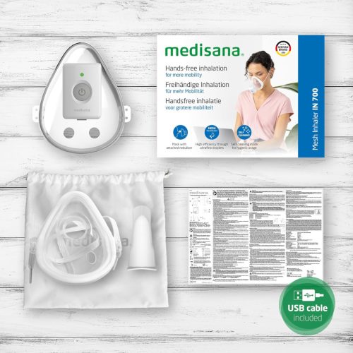 Medisana IN 700 inhalátor, újratölthető akkumulátorral