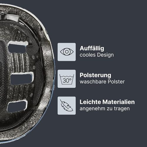 Uvex Kid 3 CC – Masszív, állítható gyerek kerékpáros sisak (55–58 cm, matt kék-fehér)