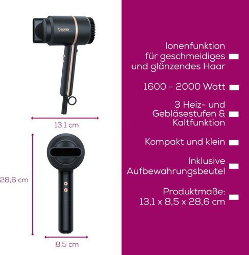 Beurer HC 35 Compact kompakt hajszárító