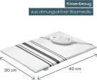 Beurer HK 25 melegítő párna, 3 hőmérsékleti fokozattal, automatikus kikapcsolással és biztonsági rendszerrel, , 40 x 30 cm, fehér-szürke.