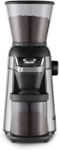 Gaggia MD15 Elektromos Kávédaráló – Kúpos Acél Őrlőmű, 15 Őrlési Fokozat, Digitális Időzítő