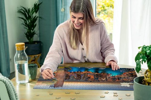 Ravensburger Puzzle 88904 – Dubai Marina, 1000 darabos kirakós, 14 éves kortól