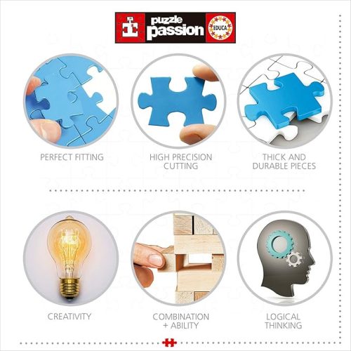 Educa 1000 darabos puzzle – Antik világtérkép (15159, 14 éves kortól)