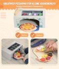 Bayer Chic 2000 fa pizzás játék – pizza sütő kemencével, feltétekkel és kiegészítőkkel, 3 éves kortól