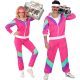 WIDMANN MILANO Party Fashion – Retro stílusú, 80-as évekbeli melegító szett jelmez(3XL-es méret)