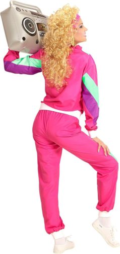 WIDMANN MILANO Party Fashion – Retro stílusú, 80-as évekbeli melegító szett jelmez(3XL-es méret)