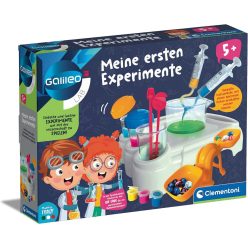   Clementoni Galileo Labor - Első kísérleteim, izgalmas próbák óvodáskorú gyermekek számára, színekkel, súlyokkal és mértékegységekkel való kísérletezés, kis kutatóknak 5 éves kortól