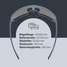 Uvex Sportstyle 235 sport napszemüveg – Rhino Deep Space matt / kék, egy méret