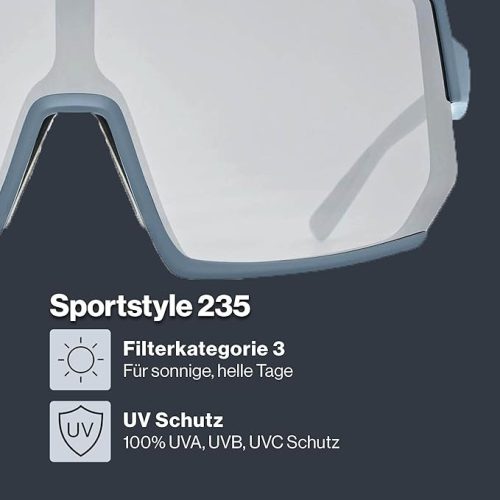 Uvex Sportstyle 235 sport napszemüveg – Rhino Deep Space matt / kék, egy méret