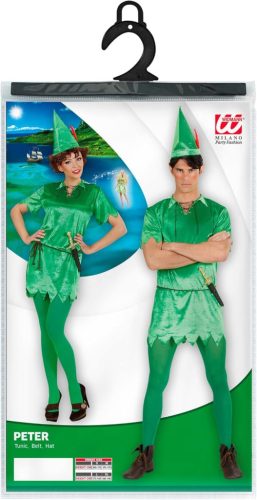 Widmann Milano Party Fashion – Peter tündér jelmez, mesei farsangi ruházat(S-es méret)