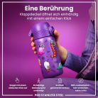 Ion8 rozsdamentes acél gyerek kulacs – 400 ml, szivárgásmentes, egykezes nyitás