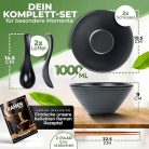 PandaBaw® 2 darabos Ramen Kerámiatál Készlet – Prémium Japán Stílusú Levestálak + Receptek, Gyári csomagolás, hiányos (1 kanál)