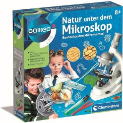   Clementoni Galileo Lab – „Natur a mikroszkóp alatt” gyerek mikroszkóp készlet (8+)