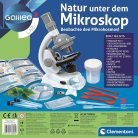 Clementoni Galileo Lab – „Natur a mikroszkóp alatt” gyerek mikroszkóp készlet (8+)