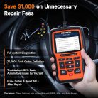 Foxwell Obdspace NT510 teljes rendszerű diagnosztikai eszköz BMW, Mini és Rolls-Royce járművekhez CBS visszaállítással, olajcsere visszaállítással, EPB, DPF és fojtószelep-beállító funkciókkal