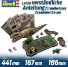 Revell Jurassic World Dominion – 3D T-Rex puzzle dioráma készlet, 54 darab, dinoszaurusz játék gyerekeknek és gyűjtőknek (10+), csomagolássérült