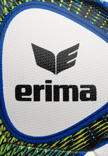 Erima Hybrid Training futballlabda, méret 5, királykék-lime színű