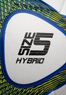 Erima Hybrid Training futballlabda, méret 5, királykék-lime színű