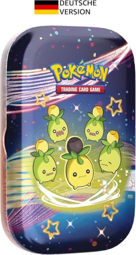 Pokémon Karmesin & Purpur Mini‑Tin Doboz – Paldeas Schicksale: Olini (2 booster, matrica és képkártya)