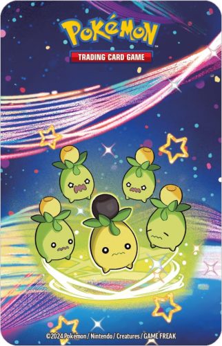 Pokémon Karmesin & Purpur Mini‑Tin Doboz – Paldeas Schicksale: Olini (2 booster, matrica és képkártya)