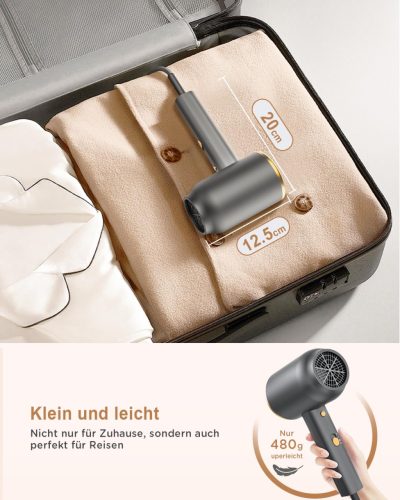 DEWILY professzionális ionos hajszárító (1800 W, diffúzor és koncentrátorok)