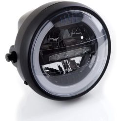    PUIG 1944N LED  motor fényszóró 6.5"  Maszk fénnyel fekete