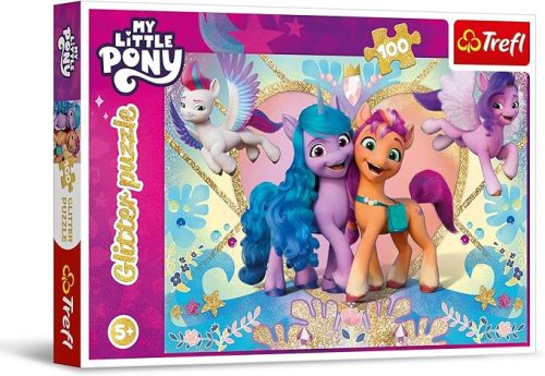 Trefl My Little Pony 100 db-os csillámos puzzle