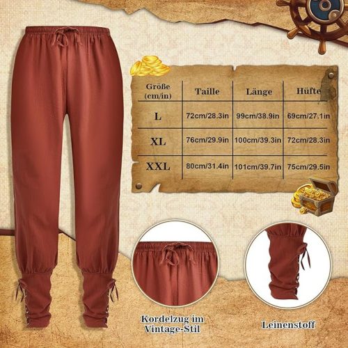 Herenear férfi reneszánsz viking jelmez L-es- méret