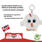 NICI Glubschis – Henlou kulcstartó plüssfigura, 9 cm, kulcstartóval és táskadíszként