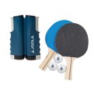 JOOLA behúzható asztalitenisz háló – hordozható pingpong háló minden asztalra (max. 5 cm vastagságig), opcionális ütő- és labdakészlettel