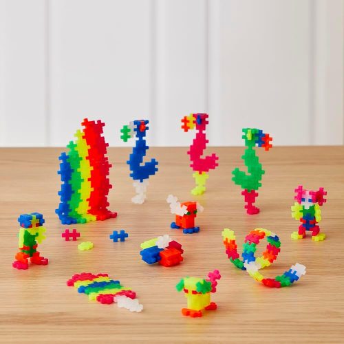 Plus-Plus 9603406 Kreatív építőkocka doboz, Zseniális építőjáték, 2400 darabos