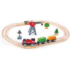  Hape Fa Vasút – Teherszállító körpálya, 19 darabos készlet (3+)
