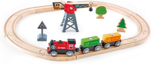 Hape Fa Vasút – Teherszállító körpálya, 19 darabos készlet (3+)
