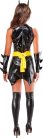 Rubie's 3 888440 Női Batgirl Jelmez (Ruha Köpennyel, Karmelegítők, Vinyl Maszk, Vinyl Öv, Csizmamelegítők), M-es méret
