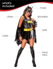 Rubie's 3 888440 Női Batgirl Jelmez (Ruha Köpennyel, Karmelegítők, Vinyl Maszk, Vinyl Öv, Csizmamelegítők), M-es méret