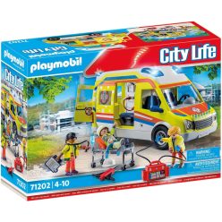 Playmobil City Life 71202 Mentőautó fénnyel és hanggal