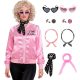 Miulruma Pink Ladies  50-es évekbeli öltözék, női sikkes zakó, jelmezszett nőknek-L-es-méret