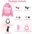 Miulruma Pink Ladies  50-es évekbeli öltözék, női sikkes zakó, jelmezszett nőknek-L-es-méret
