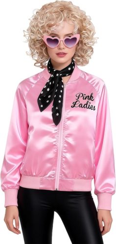 Miulruma Pink Ladies  50-es évekbeli öltözék, női sikkes zakó, jelmezszett nőknek-L-es-méret