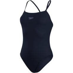   Speedo ECO Endurance+ Thinstrap Női Egyberészes Fürdőruha – Sötétkék (True Navy), 40-es méret
