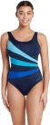 Zoggs Sandon Scoopback női egyberészes fürdőruha – tengerészkék, 46-os (22-es méret)
