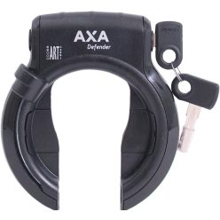   AXA 424000 kerékpár vázzár – kompakt és megbízható lopásvédelem, fekete/szürke, Gyári csomagolás nélkül