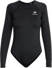 Roxy Essentials Onesie Back Zip női egyrészes fürdőruha – hosszú ujjú, hátul cipzáros – fekete, XL (EU 42) méret