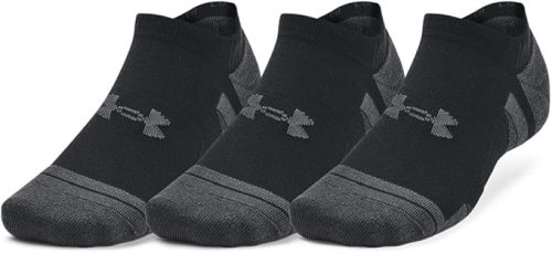 Under Armour Unisex UA Performance Tech 3 darabos No Show zokni szett – fekete, M EU méret
