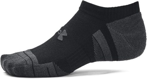 Under Armour Unisex UA Performance Tech 3 darabos No Show zokni szett – fekete, M EU méret