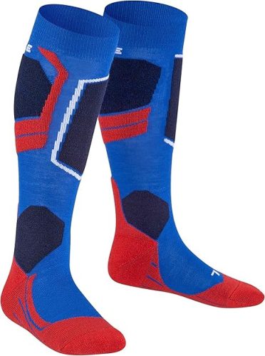 FALKE SK4 Advanced Gyerek Sízokni – Kék (Olympic), 31–34 méret